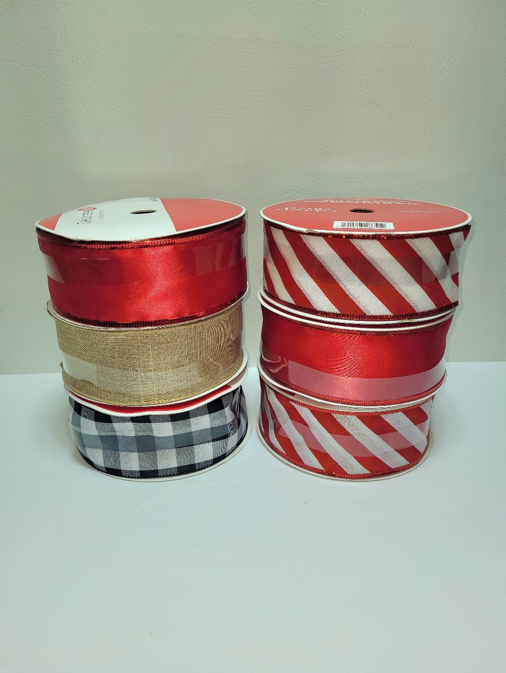 (NEW) 6 Jumbo 2 1/2" Ribbon Rolls